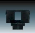 Kryt 5014A-B1017 nosn� komunika�nej z�suvky jednon�sobnej �ierna 5014A-B1017