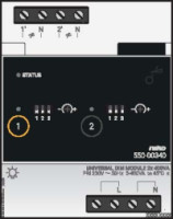 Modul 550-00340 NHC Univerz�lny stmievac� modul (2x400W)   /4TE/ 550-00340