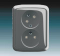 Z�suvka 5513A-C02357 S2 dvojn�sobn� komplet, nato�en� dutinka dymovo �ed� 5513A-C02357 S2