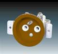 Z�suvka 5517-2312 H panelov� hned� 5517-2312 H