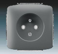 Z�suvka 5518A-A2359 S2 s krytom s clonkami dymovo �ed� 5518A-A2359 S2