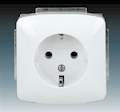 Z�suvka 5518A-A3449 BX s krytom bez cloniek biela 5518A-A3449 BX