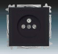 Z�suvka 5519B-A02357885 chr�nen� s clonkami zamatov� �ierna 5519B-A02357885