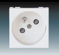Z�suvka 5525N-C02357 B 45x45, chr�nen�, clonky biela 5525N-C02357 B