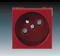 Z�suvka 5525N-C02357 R1 45x45, chr�nen�, clonky karm�nov� 5525N-C02357 R1