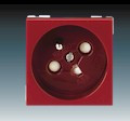 Z�suvka 5525N-C05359 R1 45x45, chr�nen�, clonky, kodovan� karm�nov� 5525N-C05359 R1