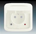 Z�suvka 5598A-2999 C komplet, s clonkami, s vie�kom, IP44 slonov� kos� 5598A-2999 C