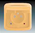 Z�suvka 5598A-2999 D  komplet, s clonkami, s vie�kom, IP44 be�ov� 5598A-2999 D