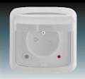 Z�suvka 5598A-2999 S komplet, s clonkami, s vie�kom, IP44 �eda 5598A-2999 S