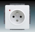 Z�suvka 5598G-A02349 B1 s prep�. ochranou leskl� biela 5598G-A02349 B1