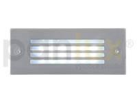 Svietidlo INDEX 12 LED 0,8W IP54 230V, strieborn, studen biela ID-A03/S