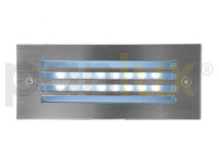 Svietidlo INDEX 16 LED 0,8W IP54 230V, strieborn, studen biela ID-A03B/S