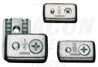 Svorka AMAX3 lanov� ploch�, lano 3mm, 1/8", pozinkovan� oce� AMAX3