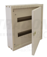 Skri�a EDFKF-16/4 rozvodn� biela nad omietku kovov�, IP43 EDFKF-16/4