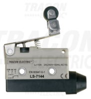 Sp�na� LS7144 koncov� so skr�tenou p�kou a ohybnou kladkou, 1 prep�nac� kontakt LS7144