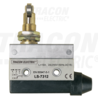 Sp�na� LS7312 koncov� s prie�nym rota�n�m �apom, mont� do panelu, 1 prep�nac� kontakt LS7312