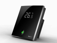 Termostat R-GREEN-LEAF dotykov� programovate�n�, �ierny 1244-017312
