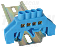 Most�k NPE-B6-4 (N), izolovan�, modr� 230/400V, 100A, 6�9mm, 4P NPE-B6-4