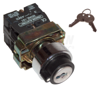 Sp�na� NYBG21KK oto�n� so z�mkom, s aret�ciou, 2-polohov�, 1 sp�n. kontakt NYBG21KK