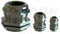 V�vodka MGF-32  kovov� metrick� M32, mosadz, s maticou, IP66, 15-22mm MGF-32