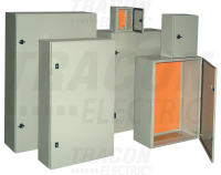 Skri�a TFE403020  oce�ovo plechov� rozvodn�, pr�zdna, 400x300x200mm, IP55 TFE403020