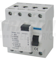 Chr�ni� TFV4-25030 pr�dov� 25A/30mA, 4p, char. AC TFV4-25030