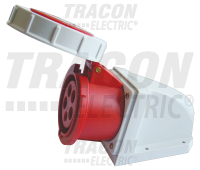 Z�suvka TICS-1252 n�stenn� 400V, 32A, 3P+N+PE, s k�blovou prechodkou a zv��en�m kryt�m, IP67 TICS-1252