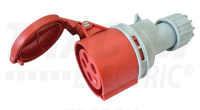 Z�suvka TICS-225H spojovacia 400V, 32A, 3P+N+PE, s k�blovou prechodkou, IP44 TICS-225H