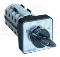 Sp�na� TKM-25/CT65 va�kov�, hviezda-trojuholn�k ,25A/400V 7,5kW, IP65 TKM-25/CT65