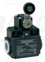 Sp�na� VT118 koncov� s bo�nou p�kovou kladkou, 1 sp�n. + 1 rozp�n. kontakt VT118