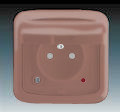 Z�suvka 5598A-2999 R2 komplet, s clonkami, s vie�kom, IP44 �erven� 5598A-2999 R2