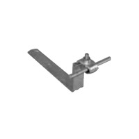 Podpera PV 22 un vedenia na lepenkov� a �kridlov� strechy L=90mm B=195mm f313212