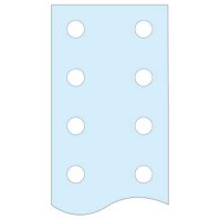 Zbernica Prisma Plus - P System - ploch s otvormi 25x5mm 04512