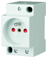 Z�suvka Z-SD230-BS na DIN li�tu s clonkami a kol�kom 266876