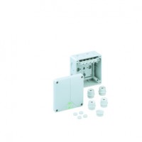�katu�a Abox-i 060-L/sw spojovacia IP65, �ierna, pr�zdna, 110x110x67mm, UV stabil.IK08 49190601