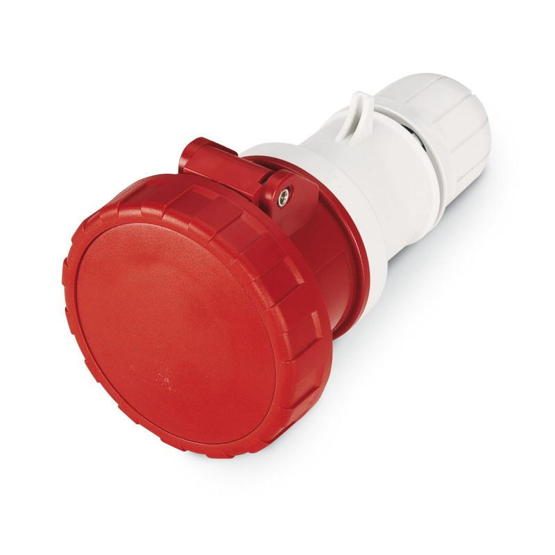 Zásuvka 318.6347 OPTIMA spojovacia 400V, 63A, 3P+PE, s kábl. prechodkou a zvýšeným krytím, IP67 318.6347