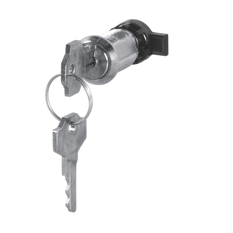 Zámok kľúč s vložkovým zámkom, pre DOMINO IP40 654.0072